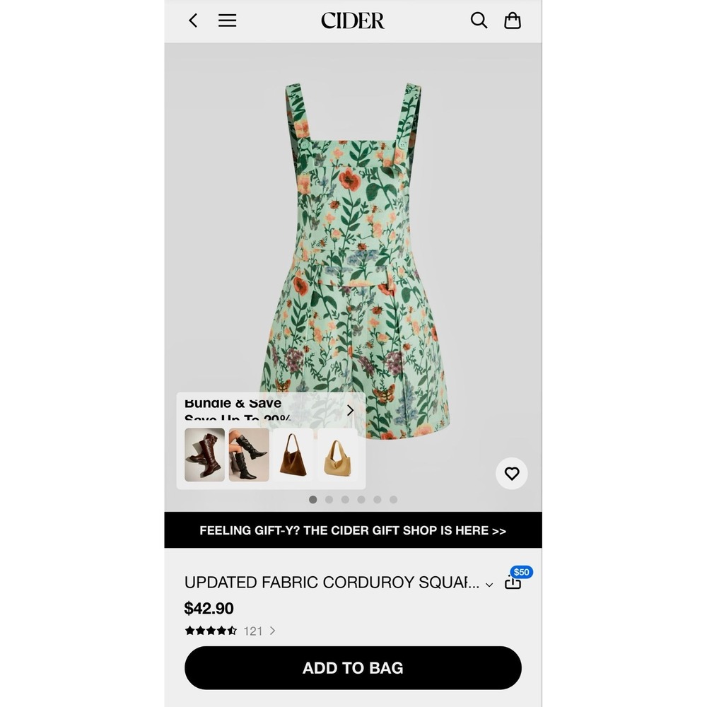 NWT CIDER FLORAL SHORTS JUMPER SZ SMALL